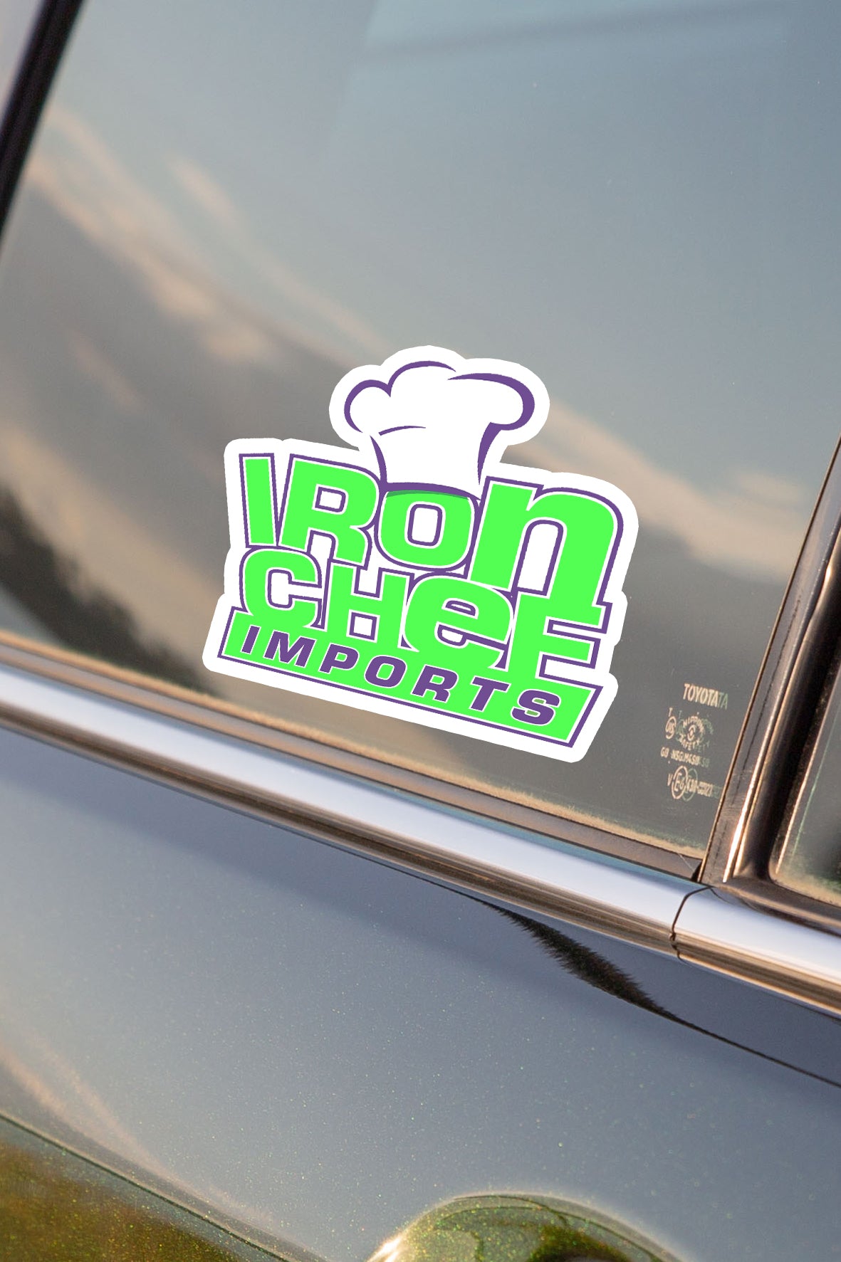 Iron Chef Logo Sticker